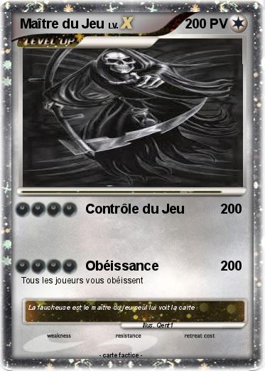 Pokemon Maître du Jeu