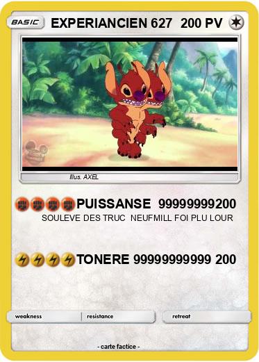 Pokemon EXPERIANCIEN 627