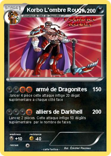 Pokemon Korbo L'ombre Rouge