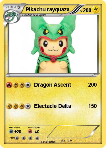 Pokemon Pikachu rayquaza
