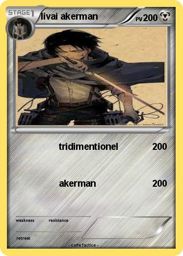 Pokemon livai akerman