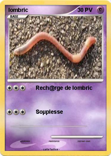 Pokemon lombric
