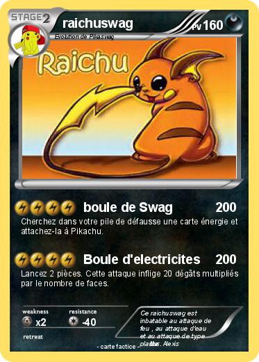 Pokemon raichuswag