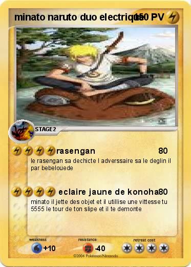 Pokemon minato naruto duo electrique 