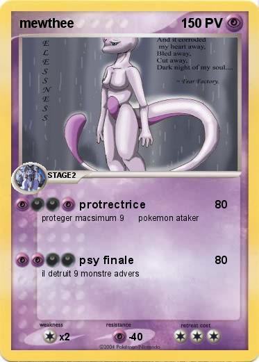 Pokemon mewthee