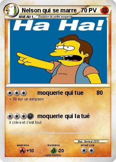 Pokemon Nelson qui se marre