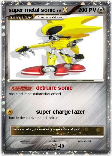 Pokemon super metal sonic