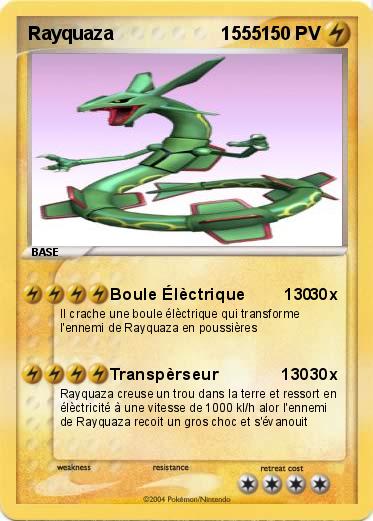 Pokemon Rayquaza                     1555