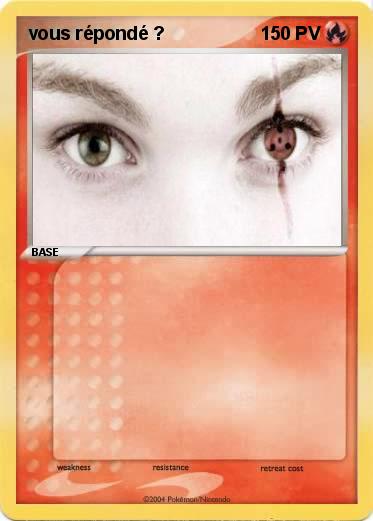 Pokemon vous répondé ?