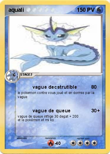 Pokemon aquali