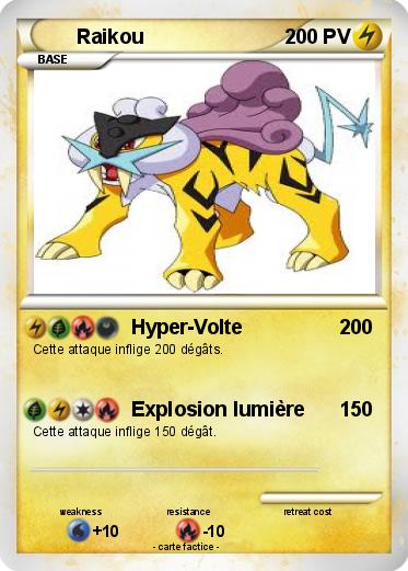Pokemon Raikou