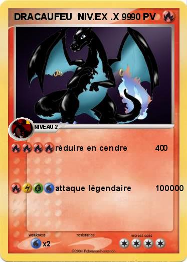 Pokemon DRACAUFEU  NIV.EX .X 99