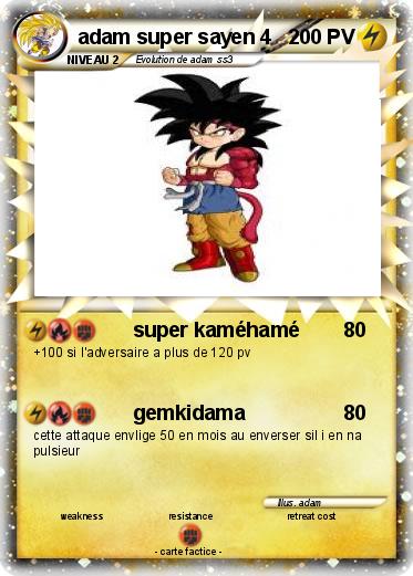 Pokemon adam super sayen 4