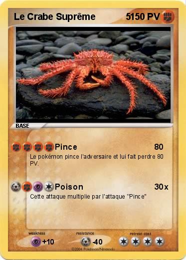 Pokemon Le Crabe Suprême            5      