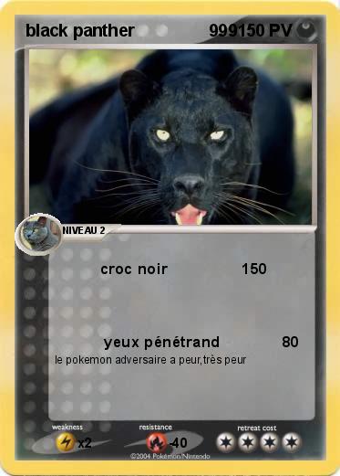 Pokemon black panther                999