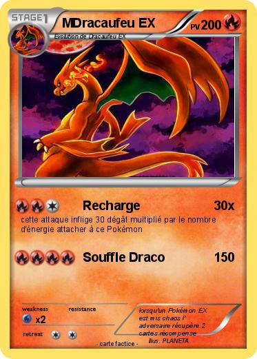 Pokemon MDracaufeu EX