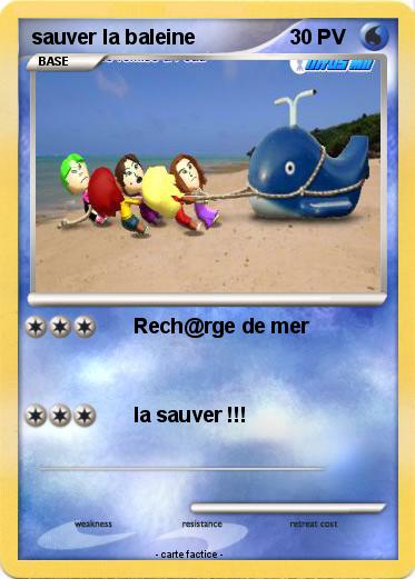 Pokemon sauver la baleine