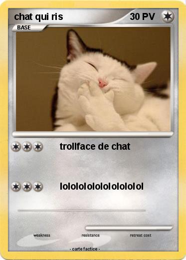 Pokemon chat qui ris