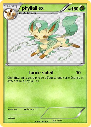 Pokemon phyllali ex