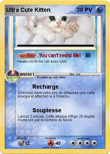 Pokemon Ultra Cute Kitten