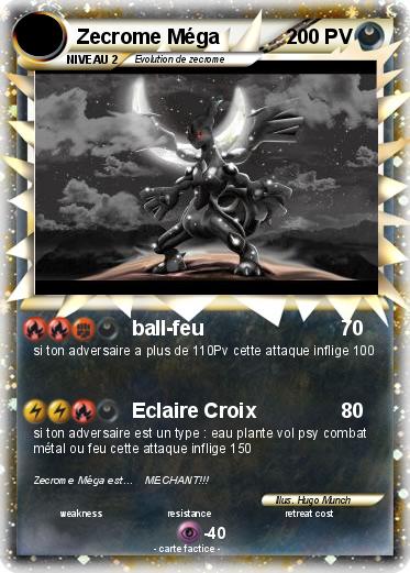 Pokemon Zecrome Méga