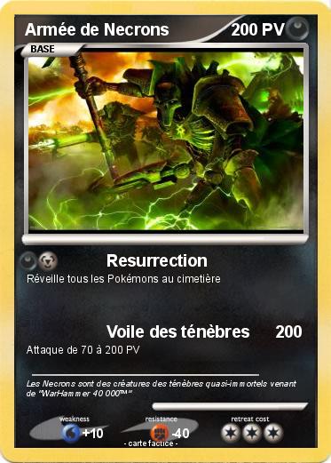 Pokemon Armée de Necrons