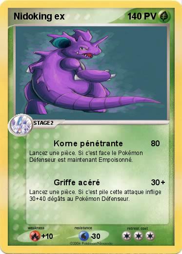 Pokemon Nidoking ex                       