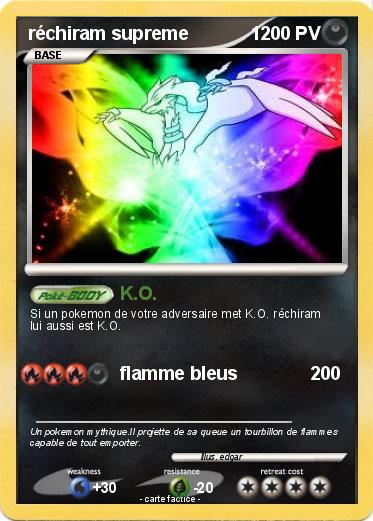 Pokemon réchiram supreme            1