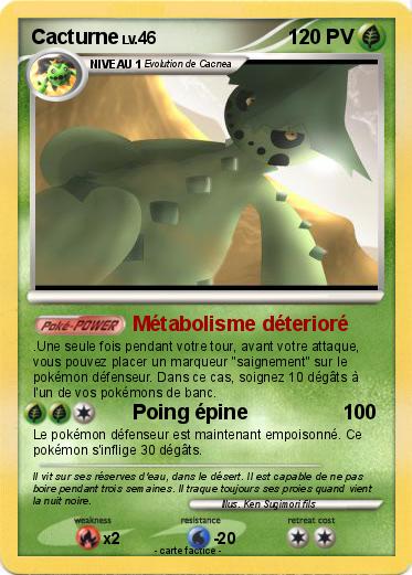 Pokemon Cacturne