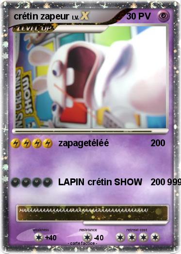 Pokemon crétin zapeur