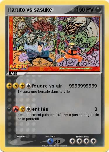 Pokemon naruto vs sasuke
