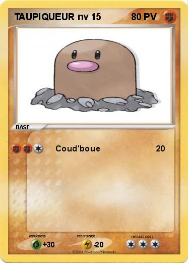 Pokemon TAUPIQUEUR nv 15