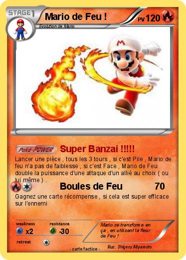 Pokemon Mario de Feu !