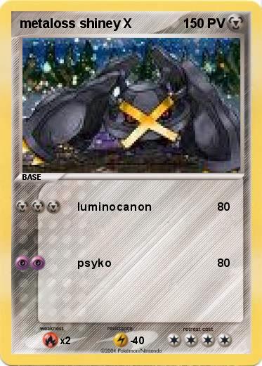 Pokemon metaloss shiney X