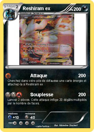Pokemon Reshiram ex