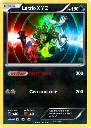 Pokemon Le trio X Y Z