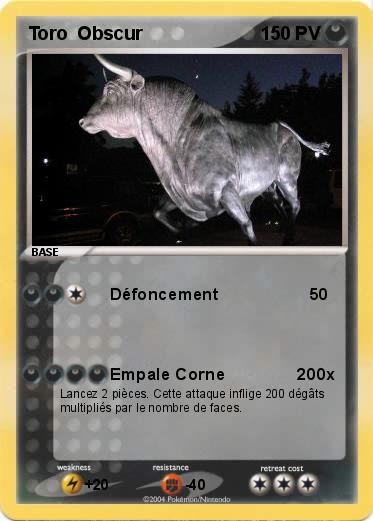 Pokemon Toro  Obscur