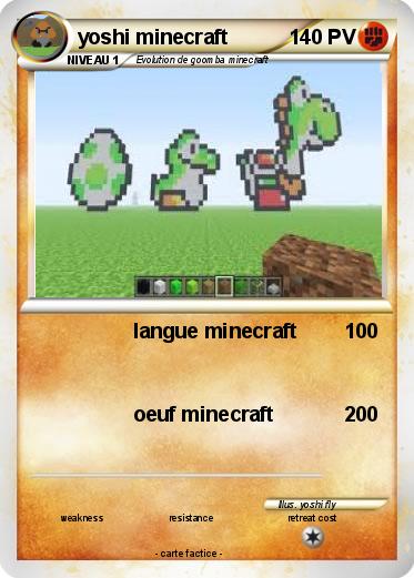 Pokemon yoshi minecraft