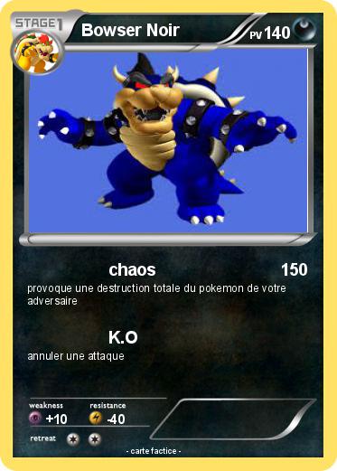 Pokemon Bowser Noir