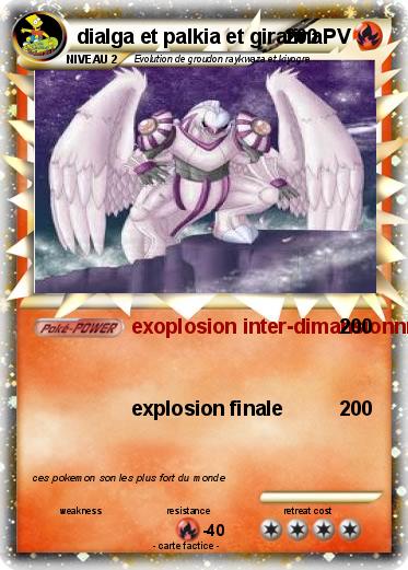 Pokemon dialga et palkia et giratina