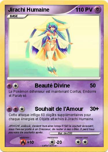 Pokemon Jirachi Humaine