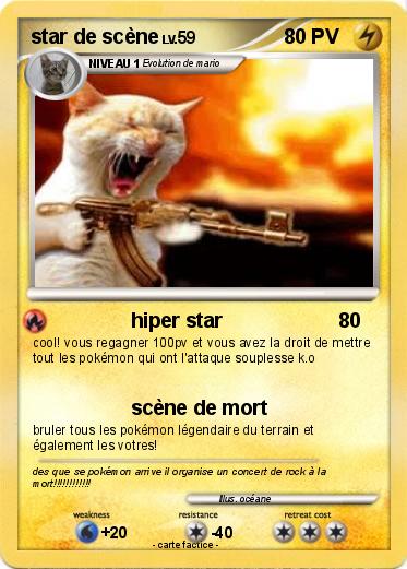 Pokemon star de scène