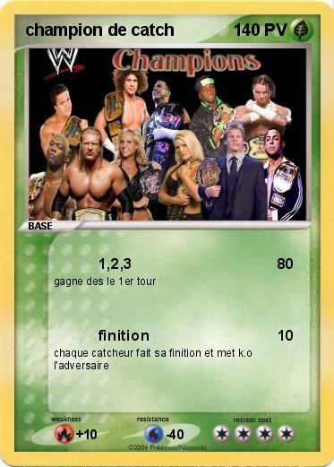 Pokemon champion de catch