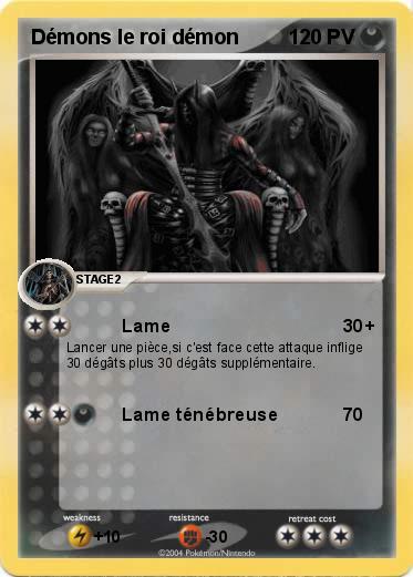 Pokemon Démons le roi démon