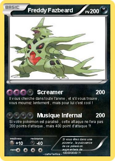 Pokemon Freddy Fazbeard