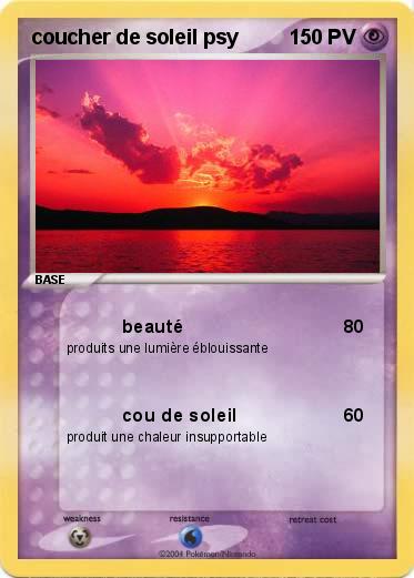 Pokemon coucher de soleil psy