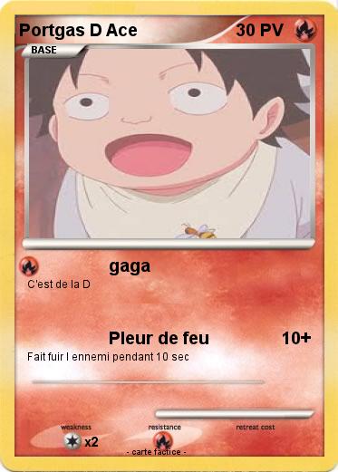 Pokemon Portgas D Ace