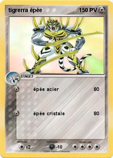 Pokemon tigrerra épée