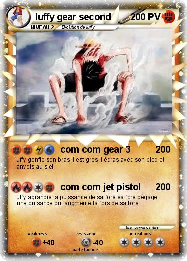 Pokemon luffy gear second