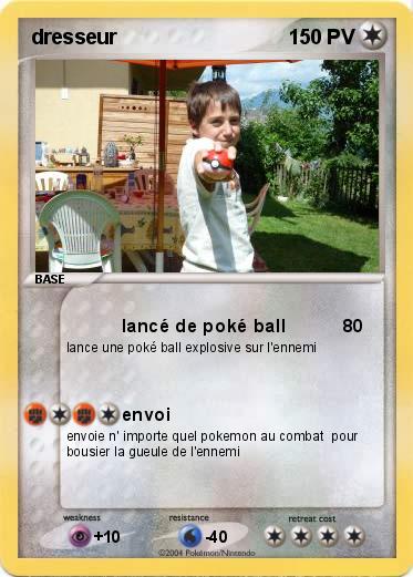 Pokemon dresseur
